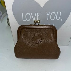 Vintage Dooney & Bourke Kiss Lock Coin Purse